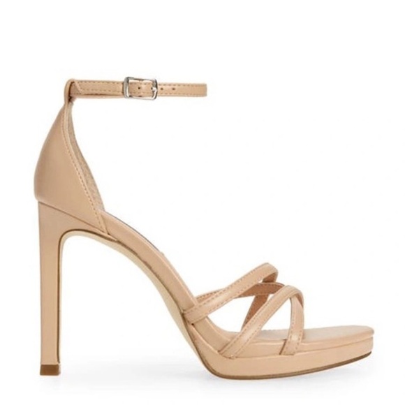 NEW! Steve Madden Natural Kammi Strappy Platform Sandal - Size 10 - Picture 5 of 16
